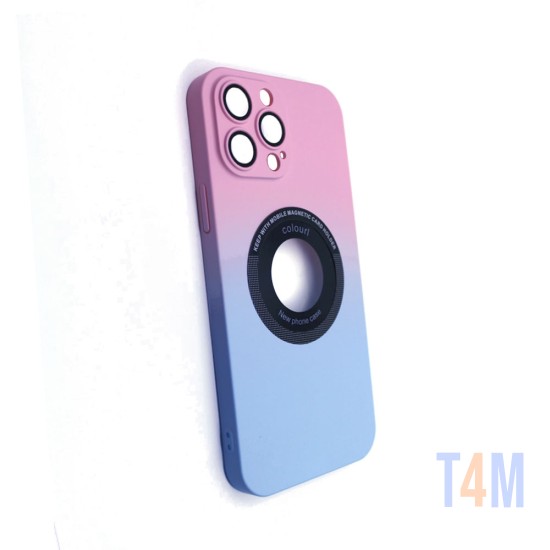 Capa Magnetic com Lente de Câmera Para Apple iPhone 14 Pro Max Rosa